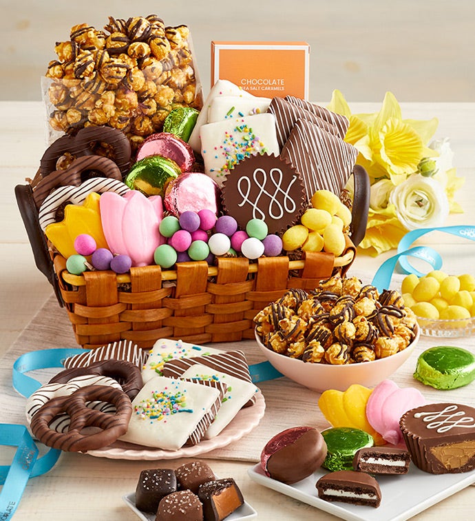 Simply Chocolate® Deluxe Celebrate Spring Basket