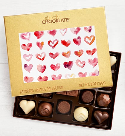 Hearts Design 19pc Chocolate Box