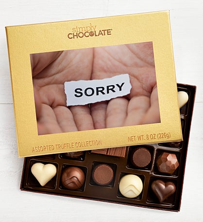 I'm Sorry- Hand Note 19pc Chocolate Box