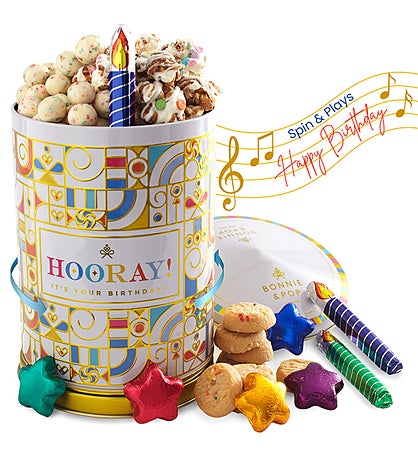 Happy Birthday Musical Tin