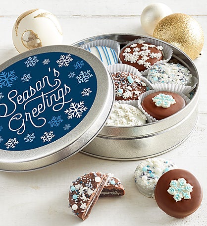 Snowflake Chocolate Covered OREO® Cookies
