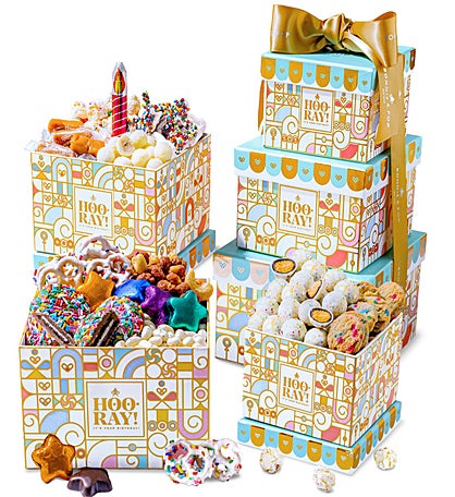 Bonnie & Pop Birthday Abundance Sweets Tower