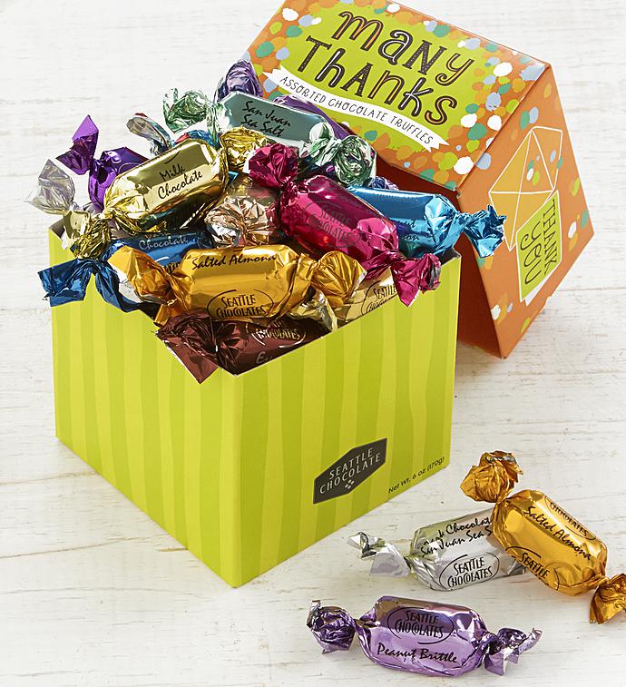 Seattle Chocolates® Many Thanks Truffles Box