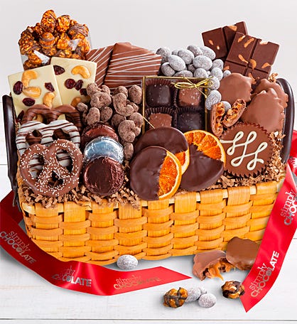 Panier de chocolat Sweet Choice  Chocolate Gift Baskets au Brésil