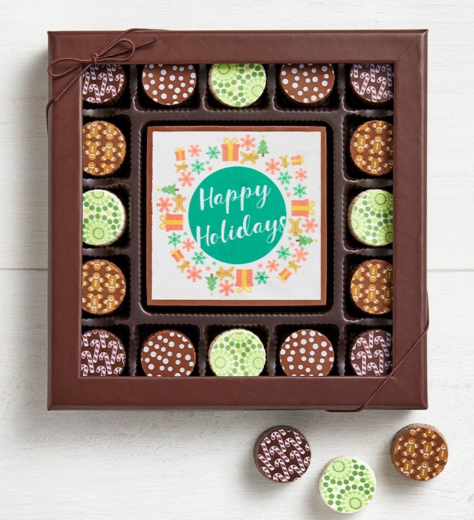 Simply Chocolate® Holiday Bar & Truffles 17 pc