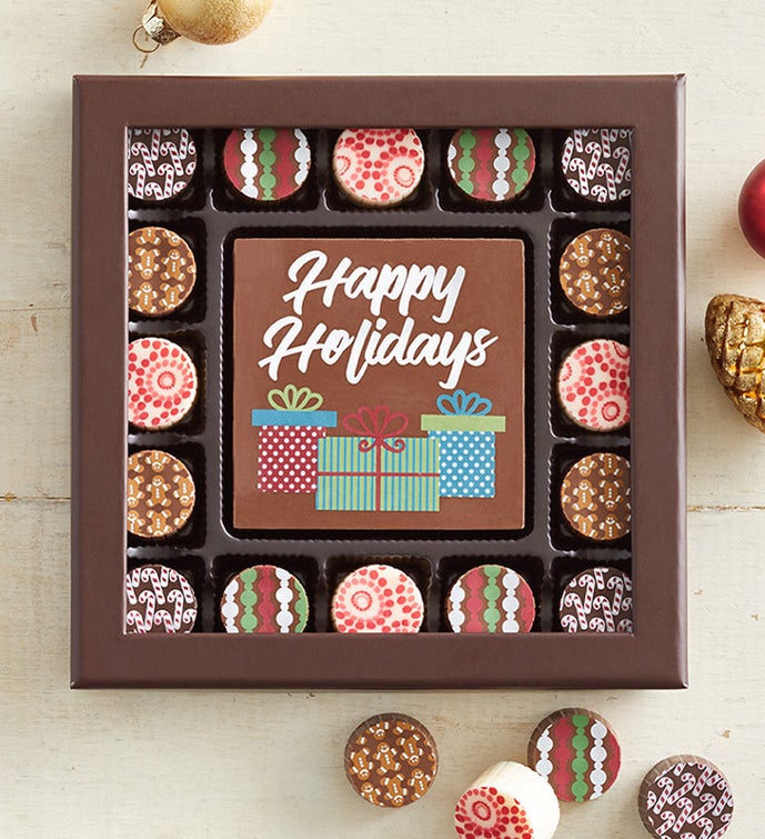 Simply Chocolate® Holiday Bar & Truffles 17 pc