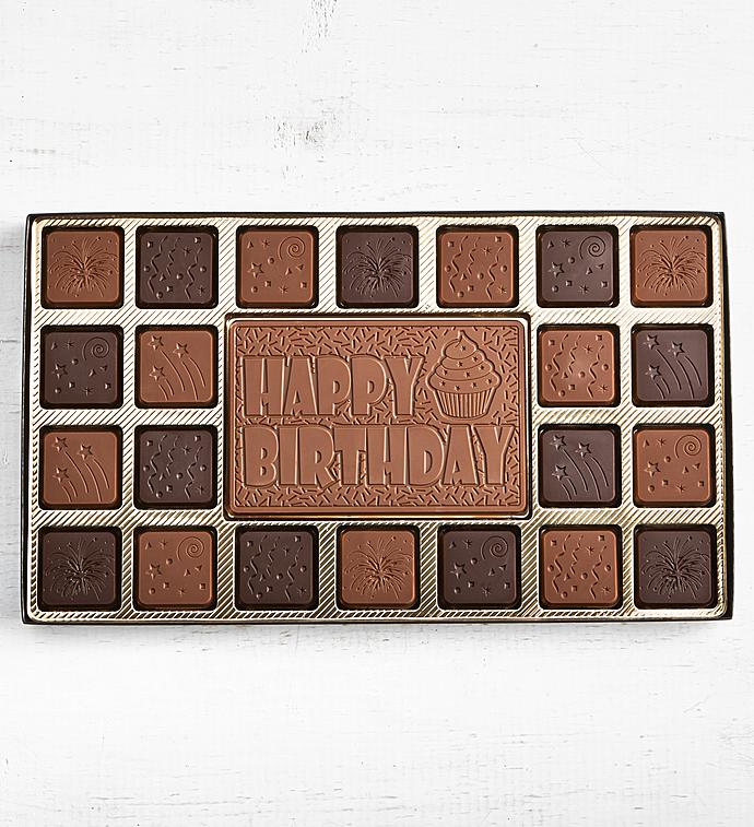 Simply Chocolate Happy Birthday Personalized Box 