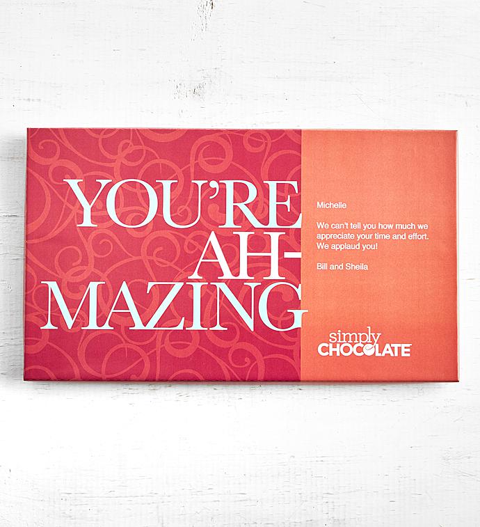 Simply Chocolate You're Amazing Personalized  Box