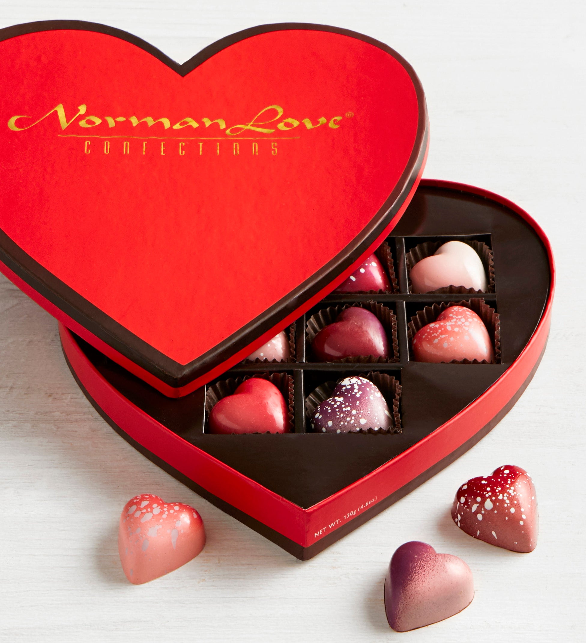 Norman Love Confections 10 pc Heart Box