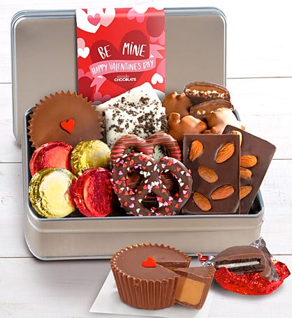 Hugs & Kisses Valentine's Day Spa Gifts & Chocolate