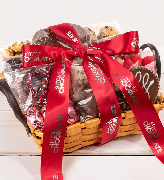 Simply Chocolate Decadent Valentine Gift Basket