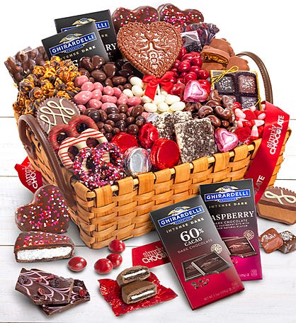 Be Mine Forever Valentine's Gift Basket