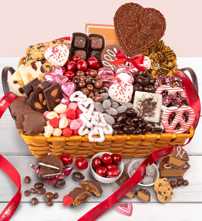 Simply Chocolate Decadent Valentine Gift Basket