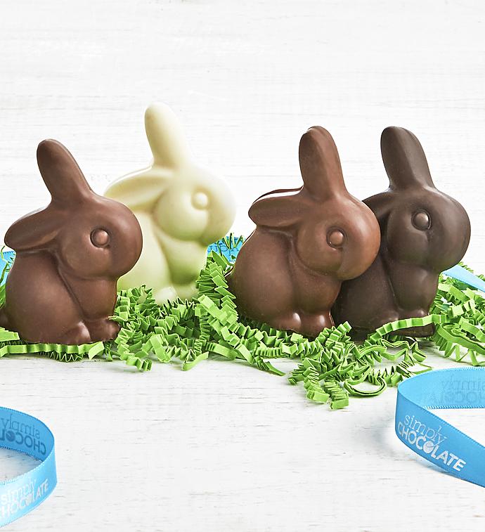 Simply Chocolate® Easter Bunny Quartet