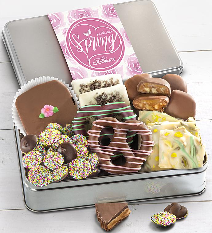 Simply Chocolate Spring Confections Tin