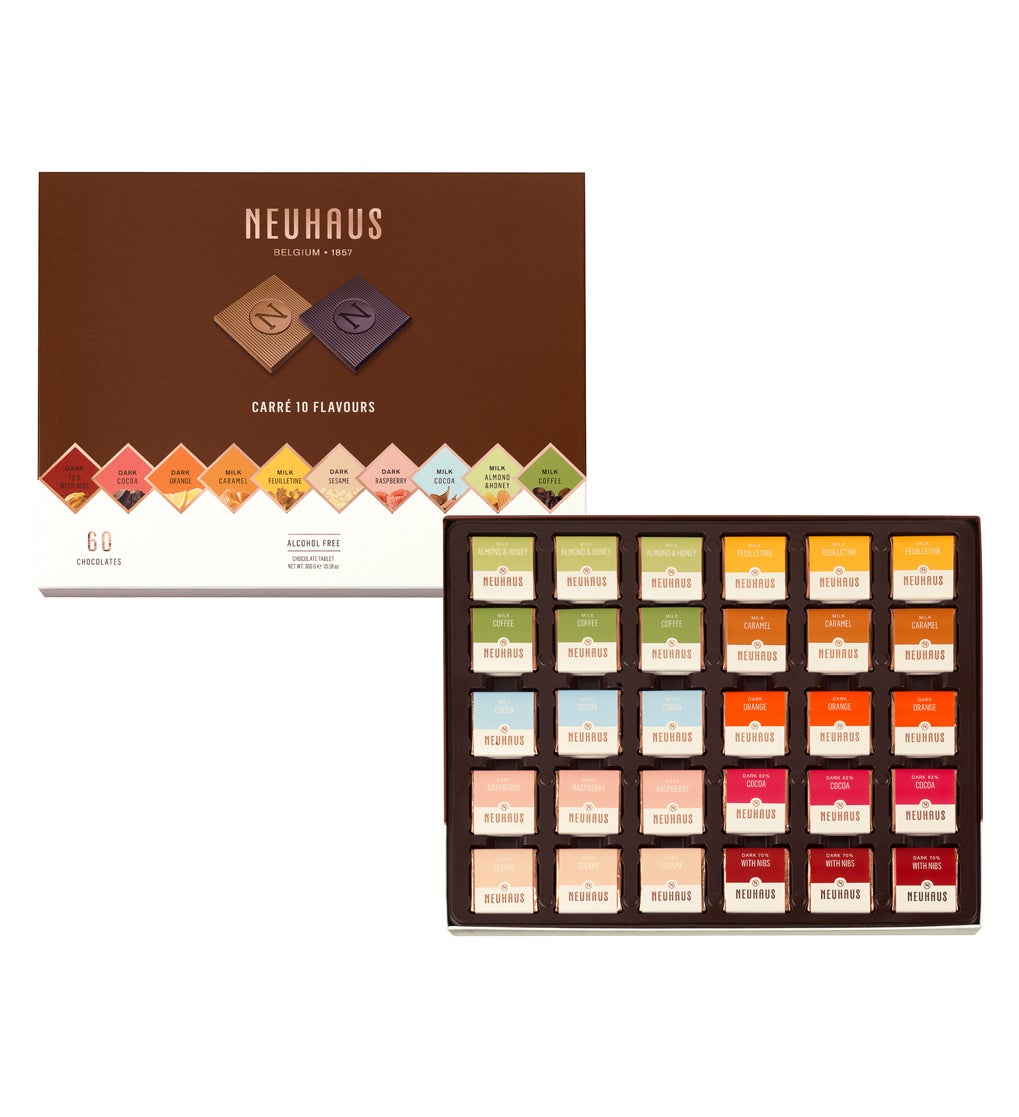 Neuhaus 10 Flavor Belgian Chocolate Squares Gift