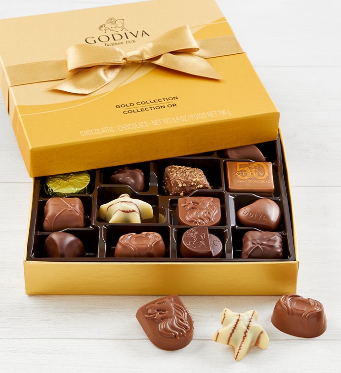 Godiva Gold Ballotin Chocolates Box