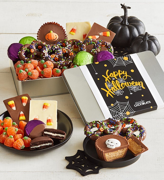 Simply Chocolate® Happy Halloween Confections Tin