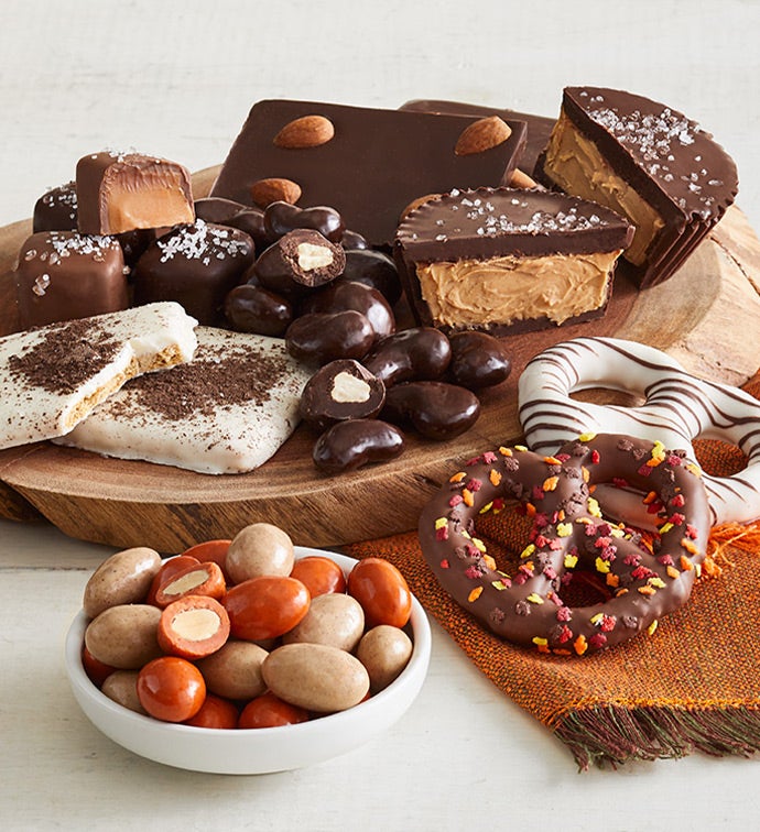 Simply Chocolate Deluxe Autumn Basket
