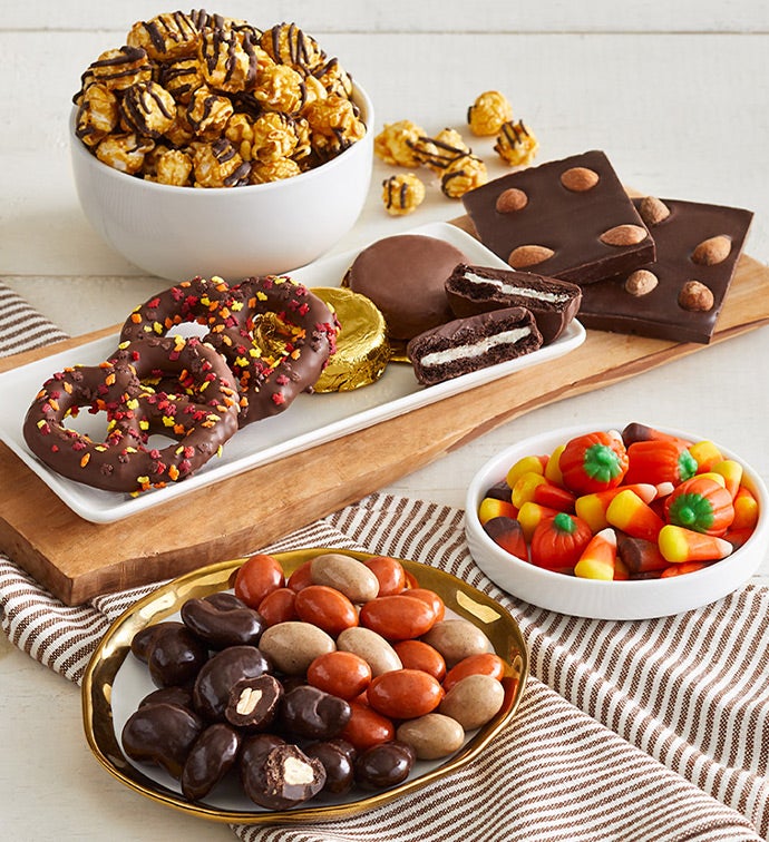 Simply Chocolate Deluxe Autumn Basket