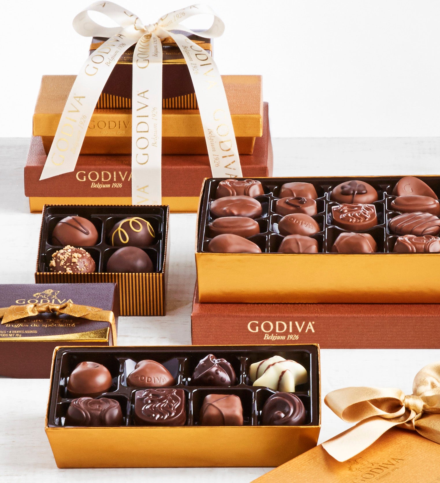 Deluxe Godiva Excellence Chocolates Tower
