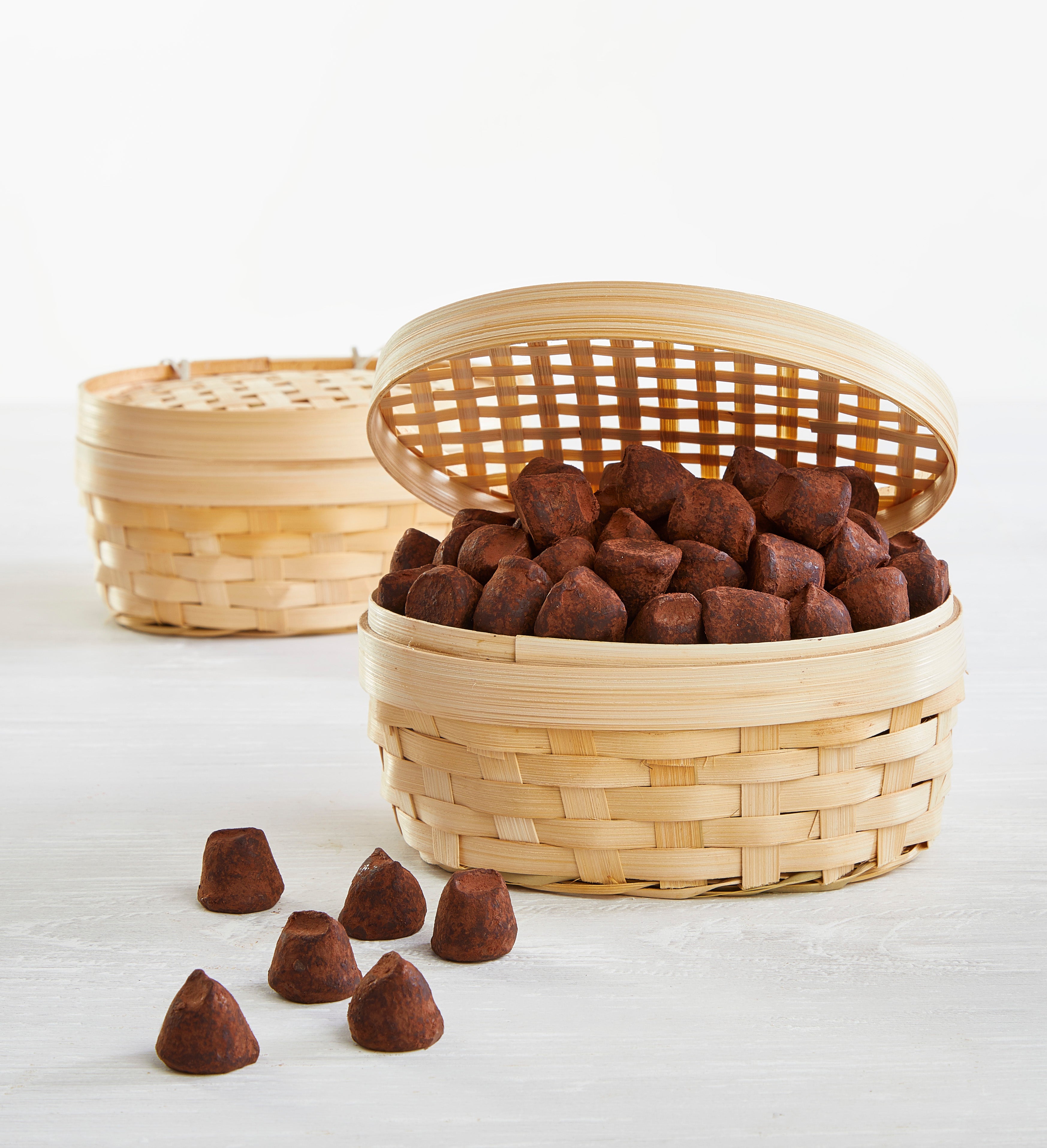 Guyaux Classic French Chocolate Truffle Basket