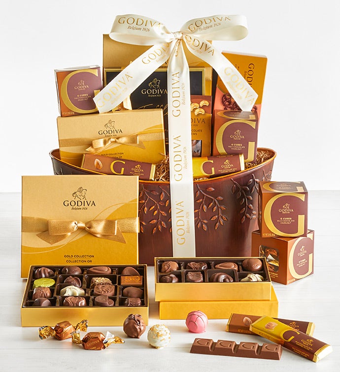 Exclusive Godiva Divine Chocolates Basket  Supreme