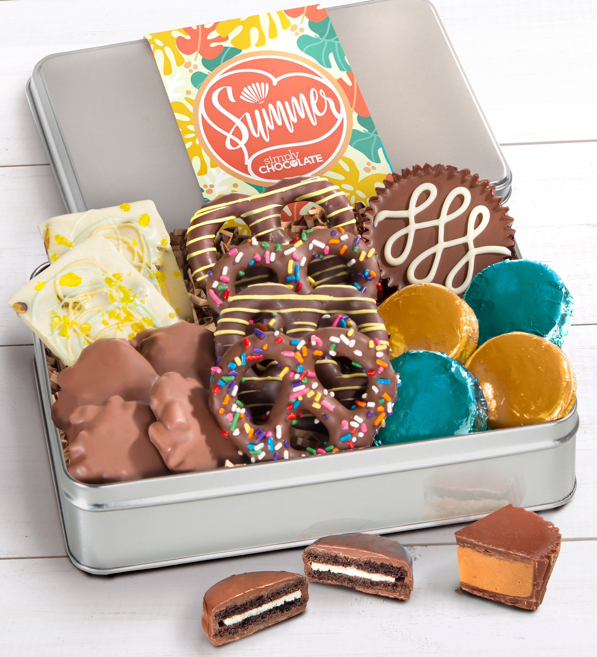 Simply Chocolate Enjoy Summer Confections Tin