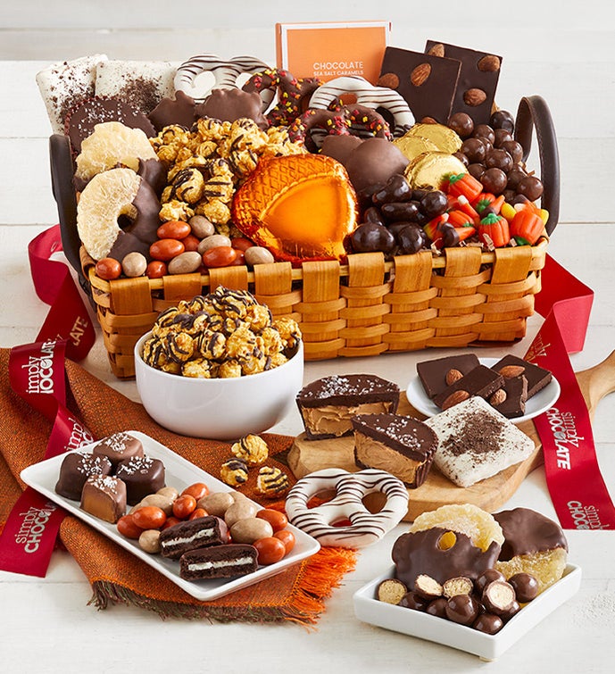 Simply Chocolate Grande Autumn Sweets Basket