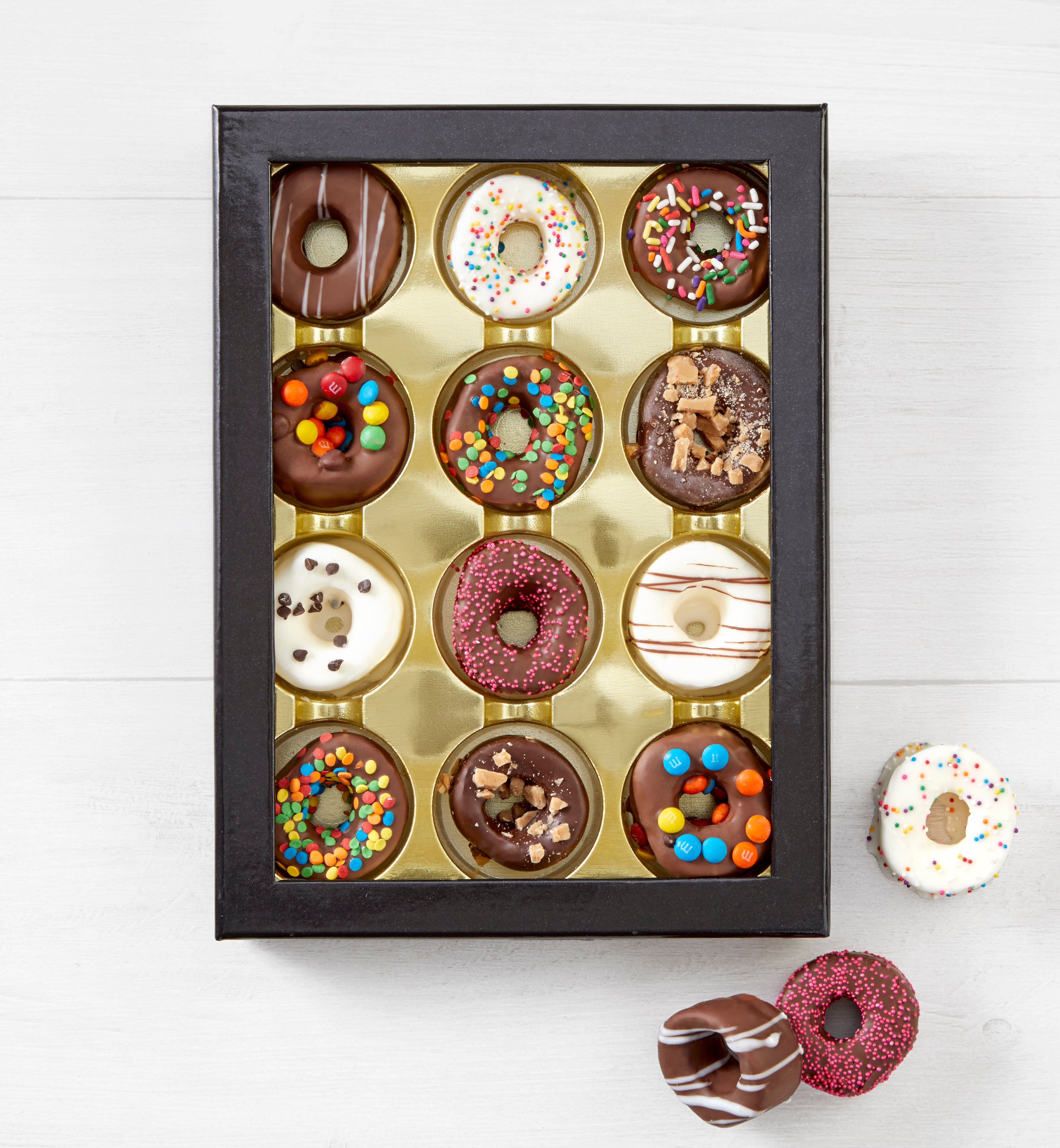 Simply Chocolate® Marshmallow Donuts - 12 pc