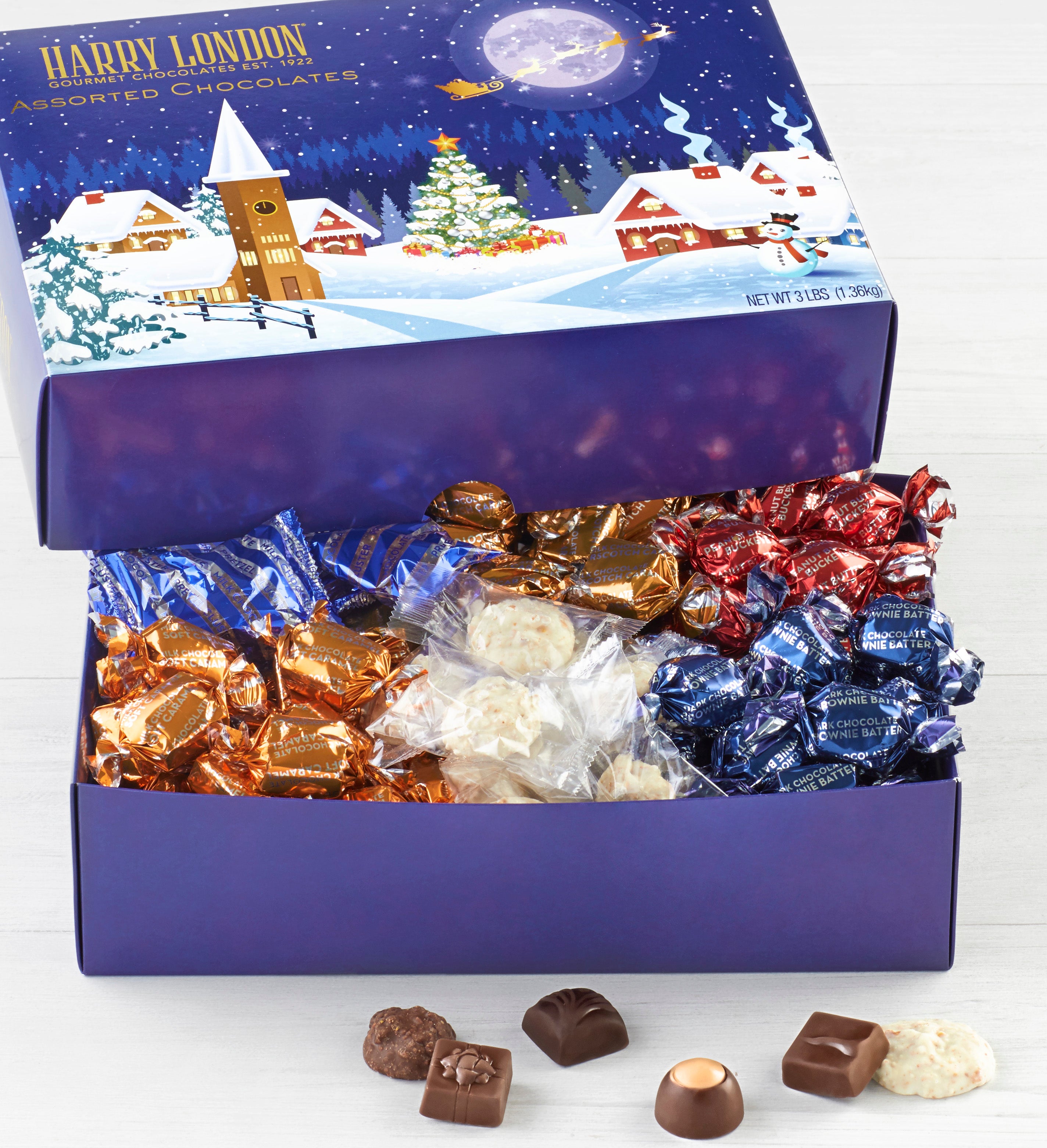 Harry London 3LB Chocolates Holiday Box