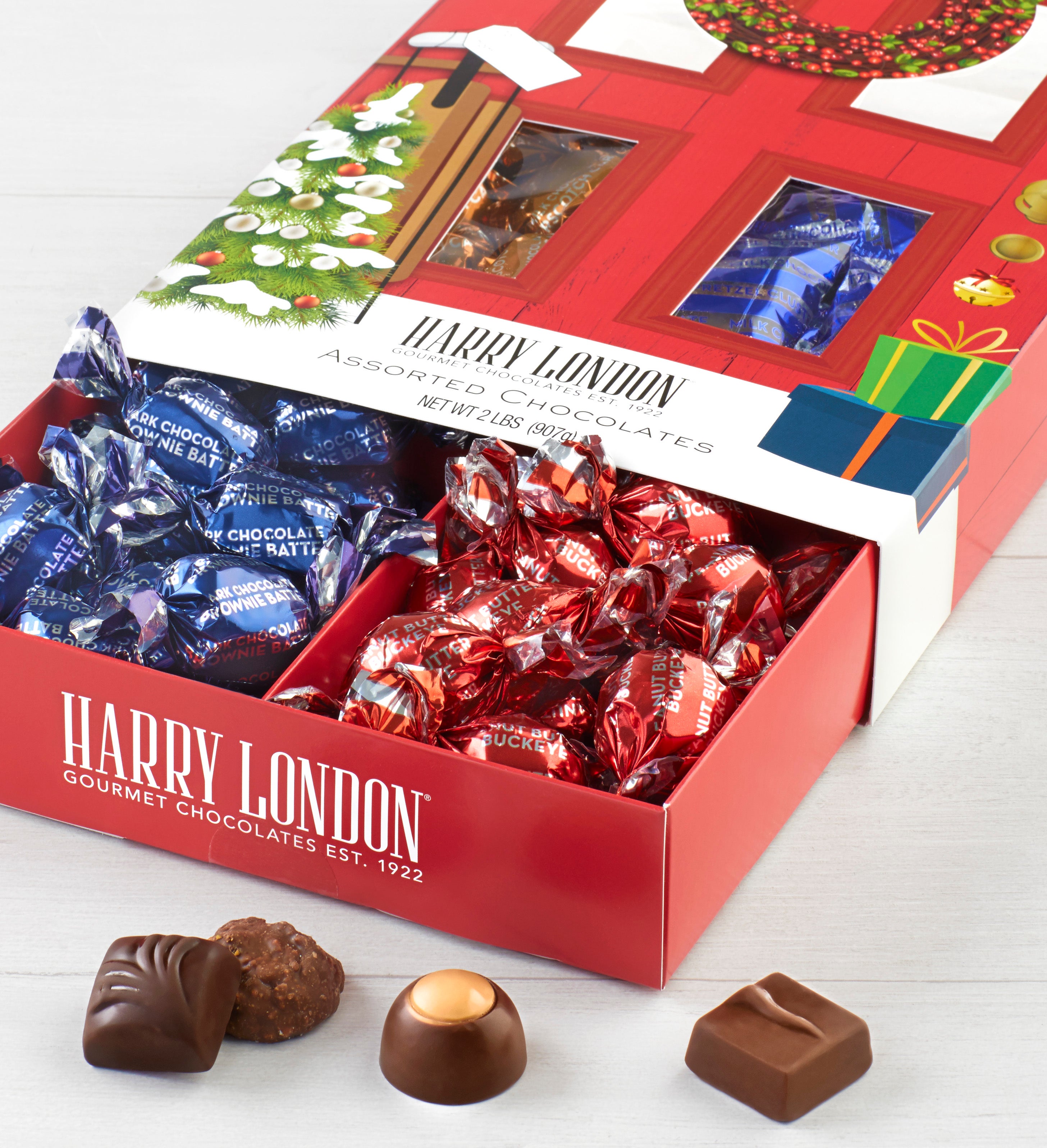 Harry London 2LB Chocolates Holiday Box