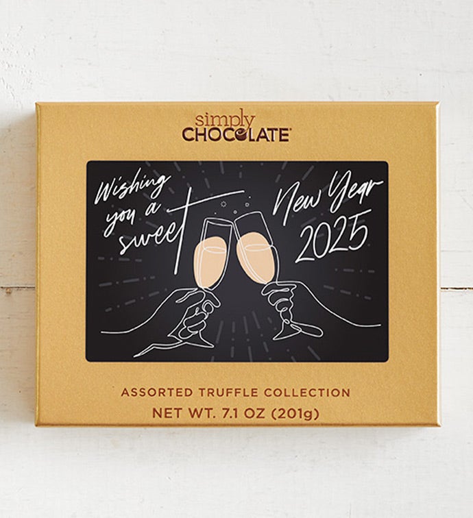 Simply Chocolate® Wish Sweet New Year 17pc Choc Box