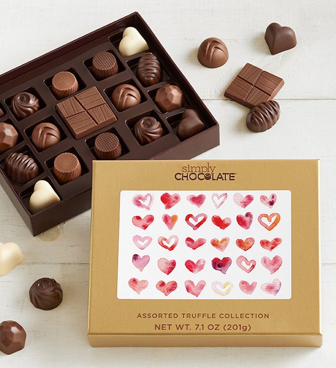 Simply Chocolate® Heavenly Hearts® 17pc Collection