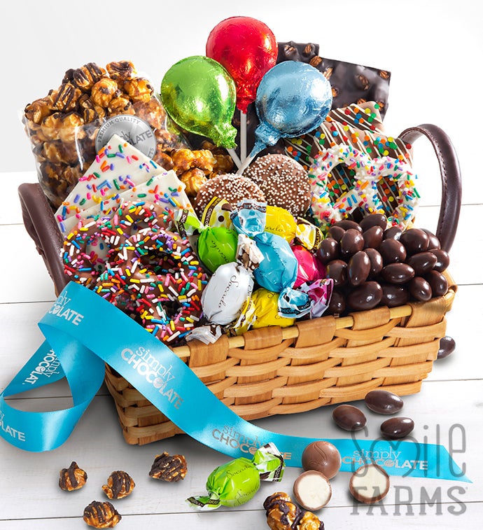 Simply Chocolate Birthday Sweets Basket