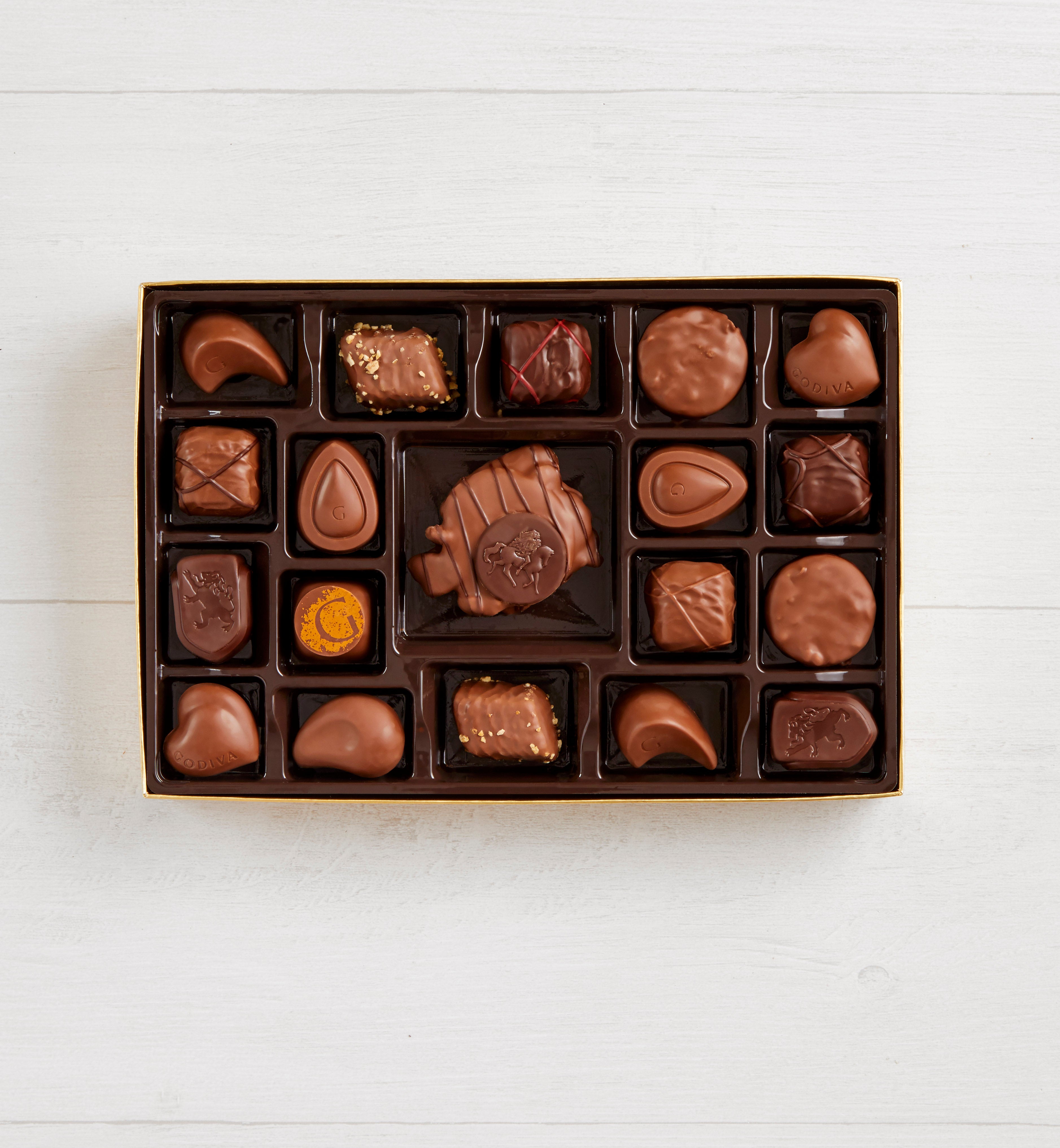 Godiva Nuts & Caramel Gift Box 19pc