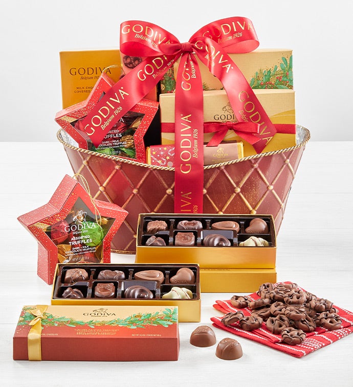 Exclusive 2022 Godiva Holiday Basket