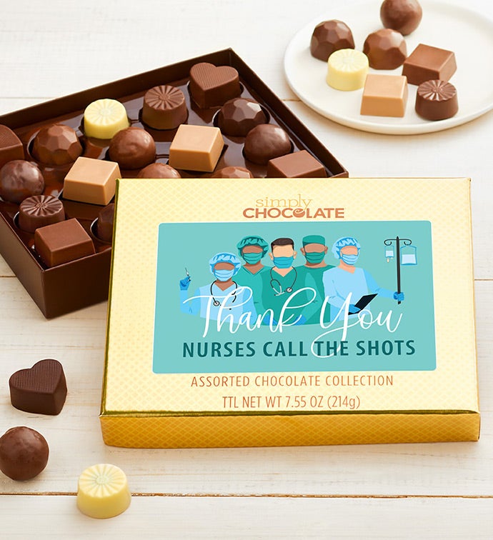 Nurses Call the Shots 18pc Chocolate Box