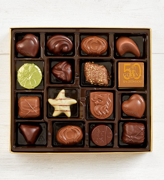 Get Well Godiva Gold Ballotin Chocolates Box 19pc