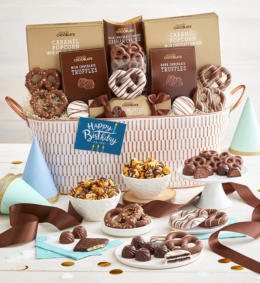 Happy Birthday Snacking Favorites Basket