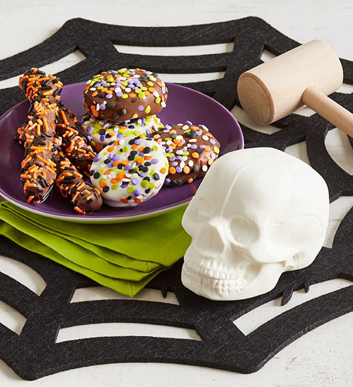 Halloween Breakable Chocolate Skull Sampler