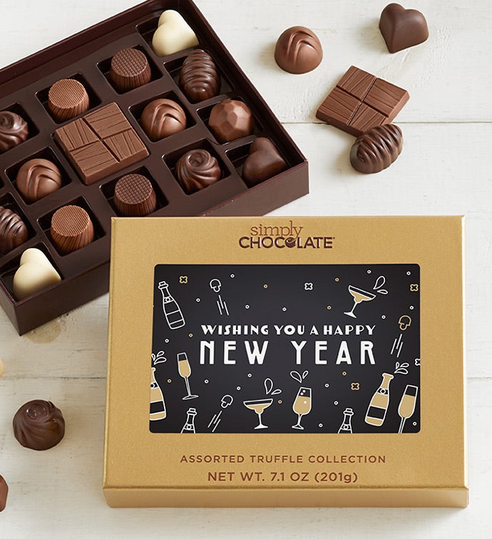 Simply Chocolate® New Year 17pc Choc Box