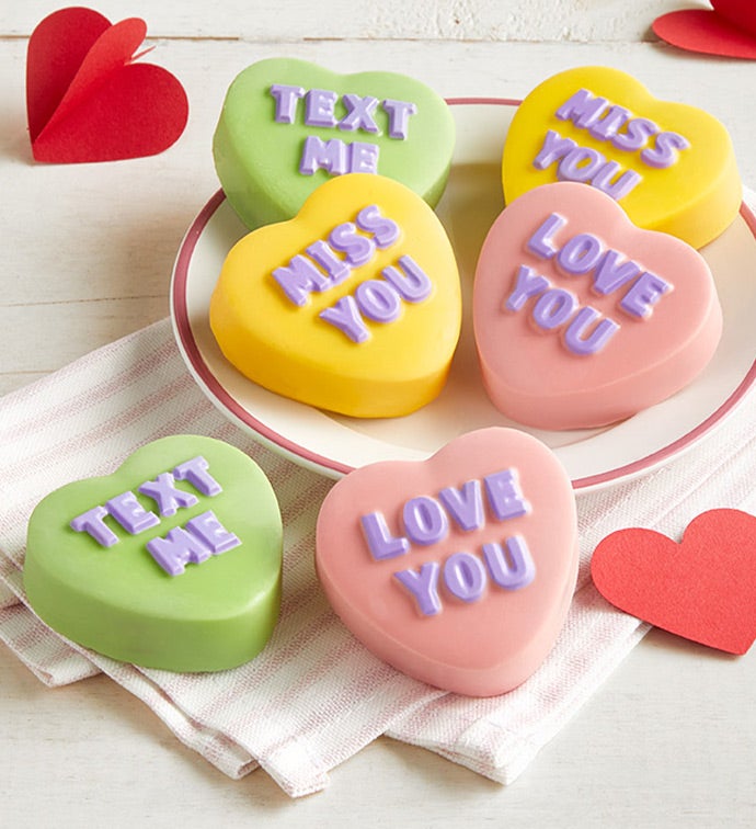 Conversation Heart Dipped OREO® Cookies