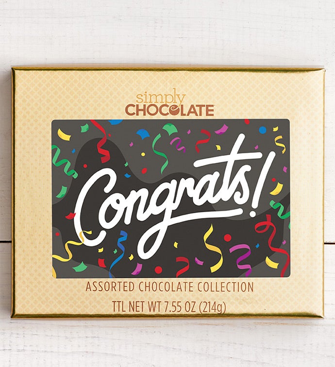 Simply Chocolate® Congrats 18pc Chocolate Box