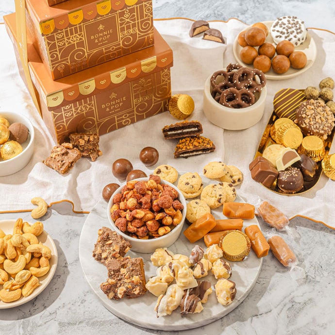 Bonnie & Pop The Abundance Sweets Gift Tower