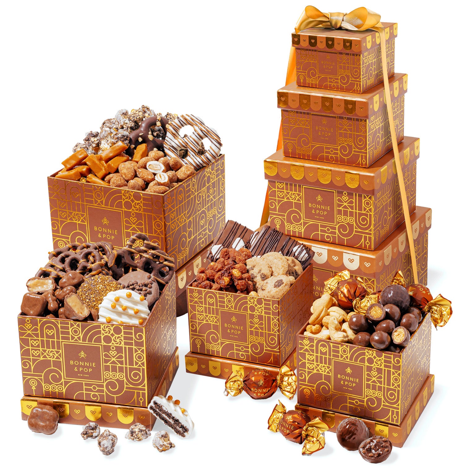 Bonnie & Pop The Abundance Sweets Gift Tower