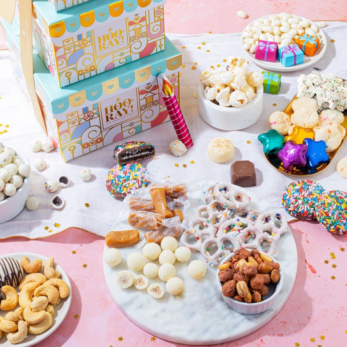 Bonnie & Pop Birthday Abundance Sweets Tower